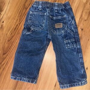 Wrangler Kids Dark Blue Denim Cargo Jeans